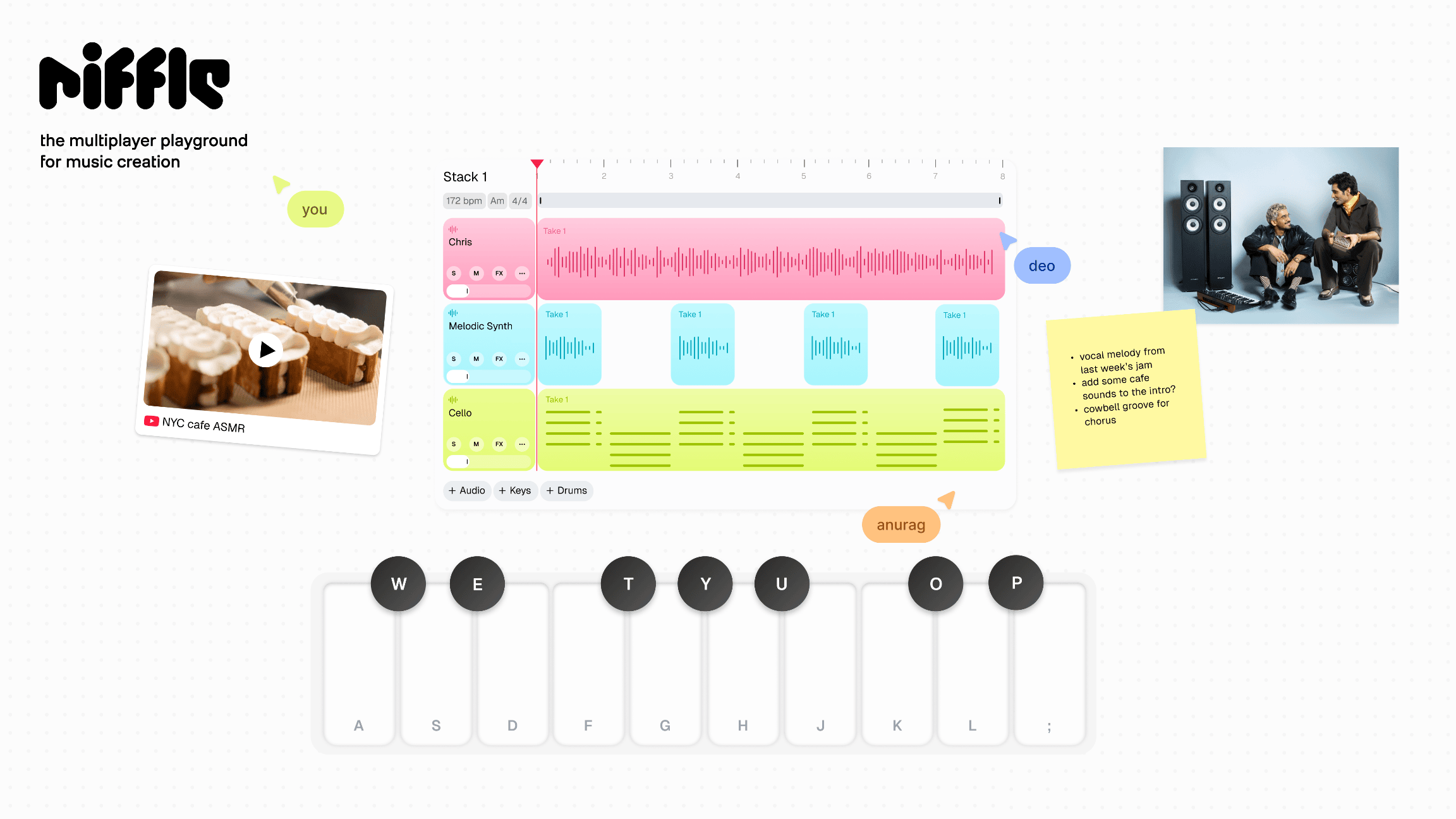 Riffle - the multiplayer playground for music creation