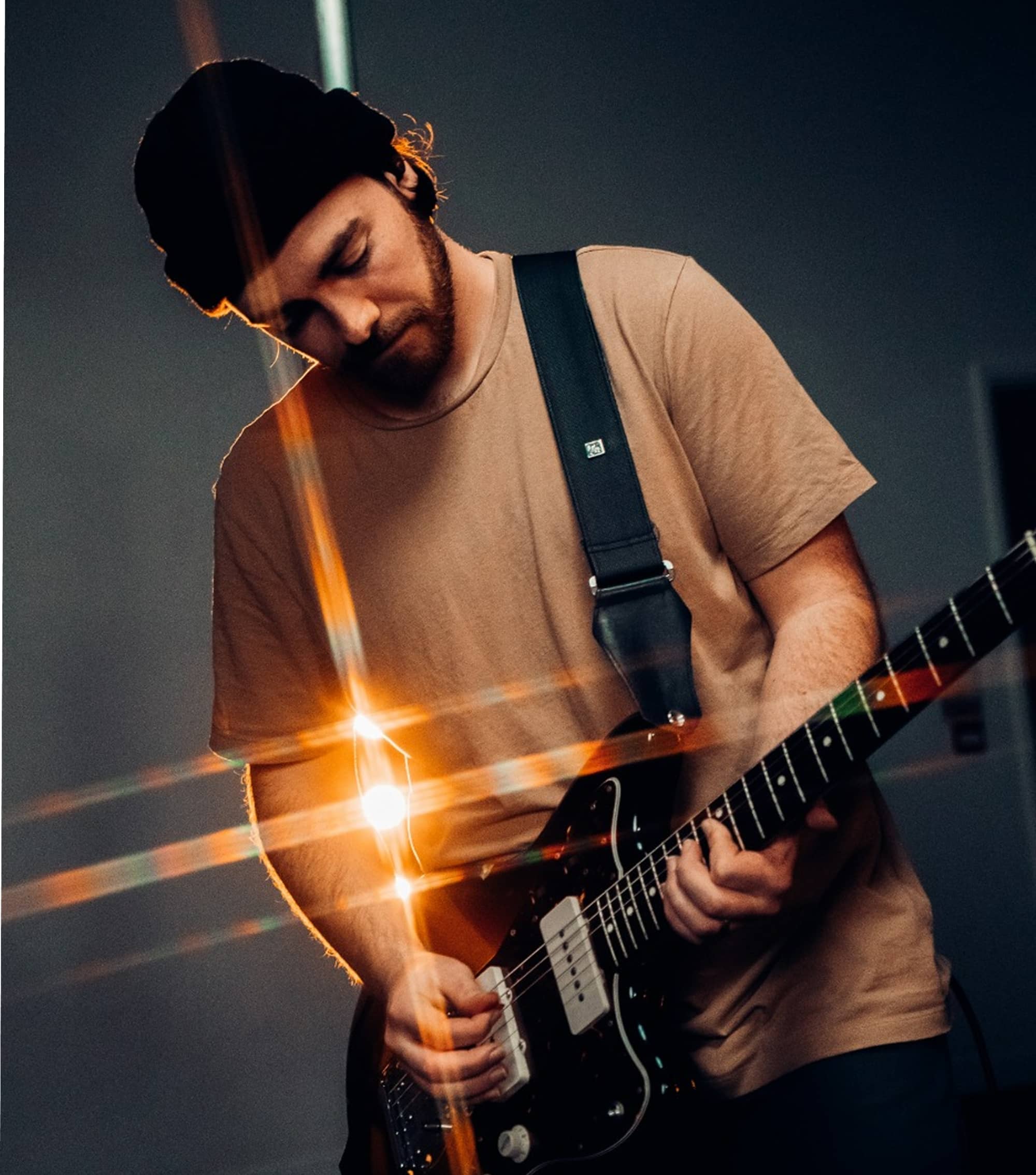 Guitarist on stage